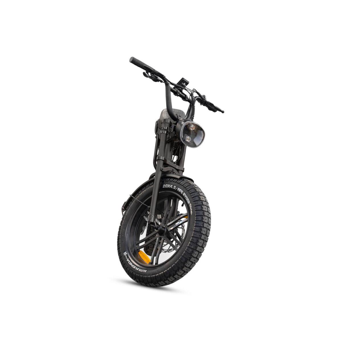 JAMBO-PRO-MATT-BLACK-8 Ape Ryder Jambo Pro,Ape Ryder Jambo Pro Special Edition,Ape Ryder Romania,Ape Ryder Jambo Pro pret,Specificatii Ape Ryder Jambo Pro,Fatbike Ape Ryder Jambo Pro,Bicicleta electrica frane hidraulice,Fatbike electric baterie 13Ah,Bicicleta electrica motor 250W high-torque,E-bike roti late 20x4.0,Bicicleta electrica Shimano 7 viteze