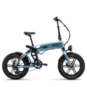Bicicleta electrica APE RYDER LORIS BLUE, putere 250W, baterie 48V/14,5Ah, viteza 25Km/h, autonomie 50-70Km, adulti, roti 20", display LCD