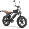 Bicicletă electrică APE RYDER MANDRILL Black cu motor Brushless 250W, baterie Li-Ion 48V/15Ah, autonomie până la 60 km și frâne hidraulice Karasawa.