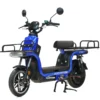 Scuter electric Samus Detroit albastru pentru livrări vedere 3/4