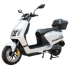 Scuter electric Samus Modena 45 alb, motor fără perii 1200W, autonomie 57 km, baterie 72V 23Ah, viteză 45 km/h, topcase inclus