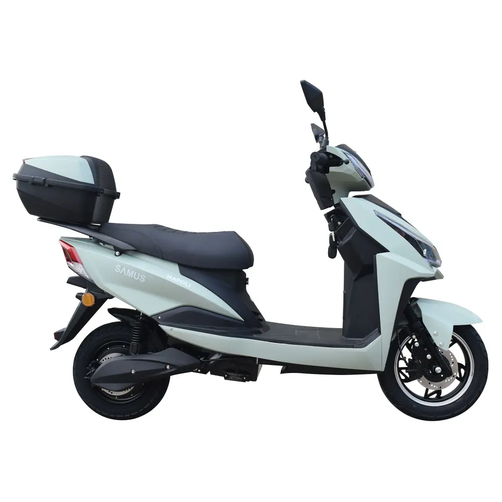 Scuter Electric Samus Napoli Verde - Vedere Laterală Scuter electric Samus Napoli Verde vedere laterală
