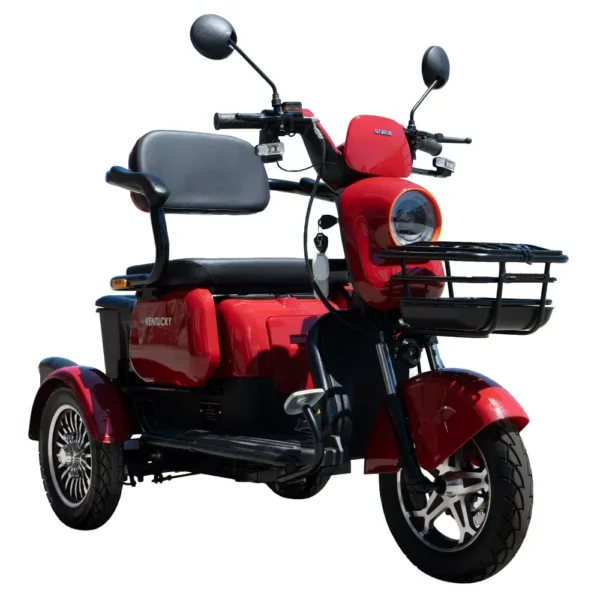 Triciclu electric Samus Kentucky roșu-negru design 3/4