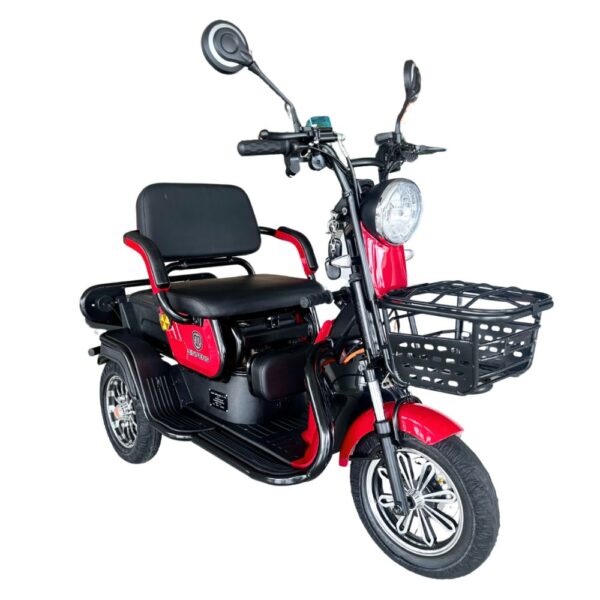Triciclu electric tricicleta JINGPENG JP800DQZ-3 GO RIDE RED