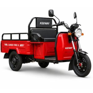 Triciclu electric KEEWAY CARGO TRIO X roșu, motor 1800W, 72V 20Ah
