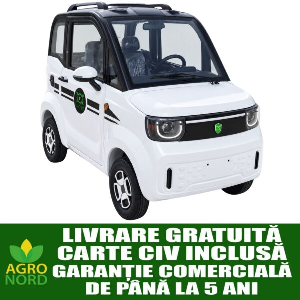 Masina electrica (cvadriciclu electric L6e-BP) HAIBAO OCM-HB15W01A WHITE
